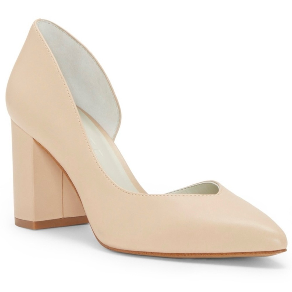 1. State Cream D'Orsay Block Heels 3” Size 6.5